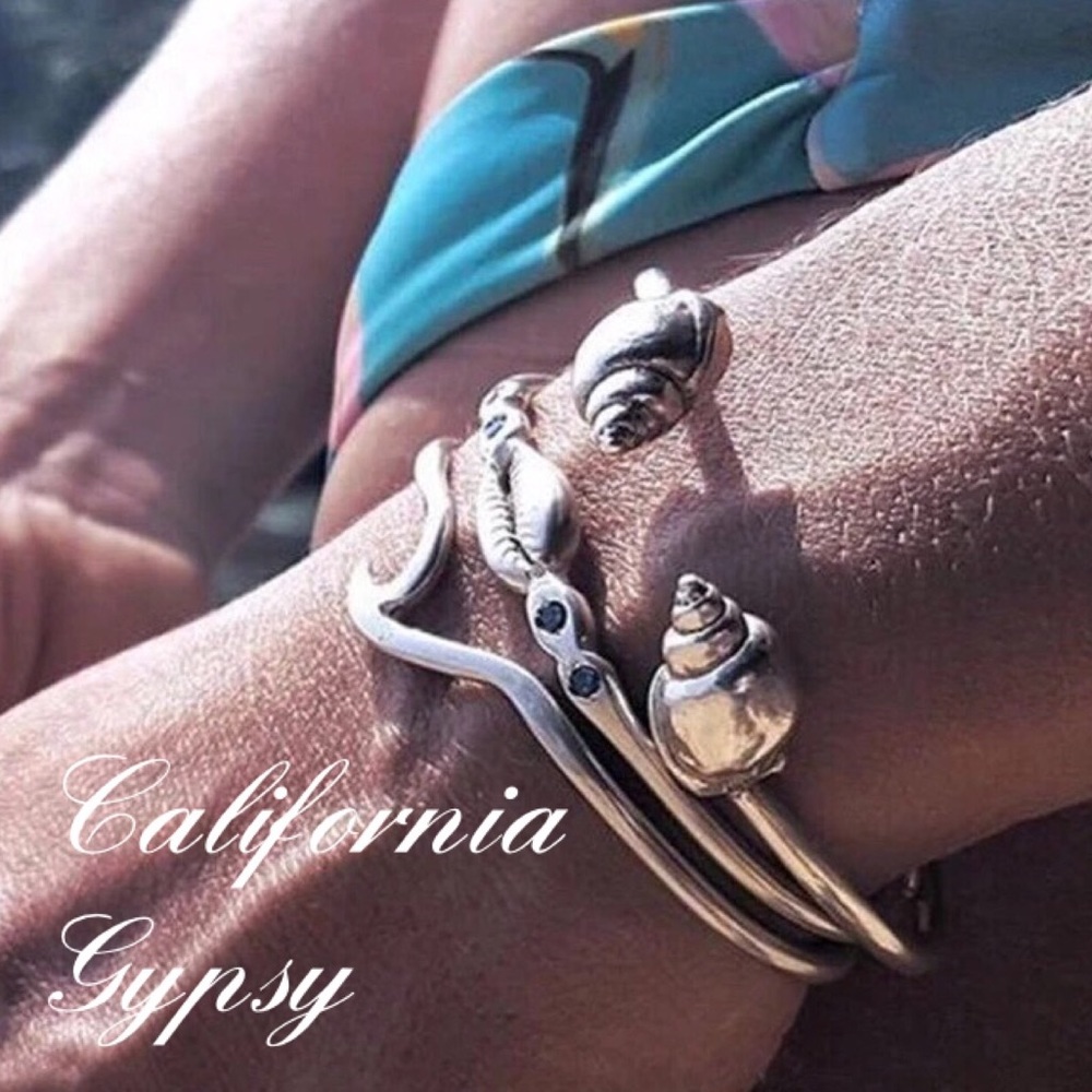 Silver Beach boho wave bracelet✨